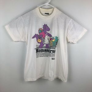 Vintage 90’s Dinosaur Cliff Galbraith Art T-Shirt